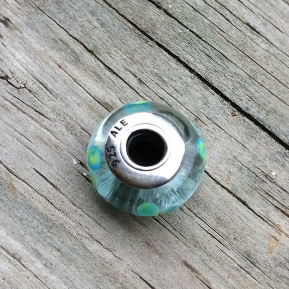 Pandora Glass Murano Charm with Flowers - Picture 5 of 12